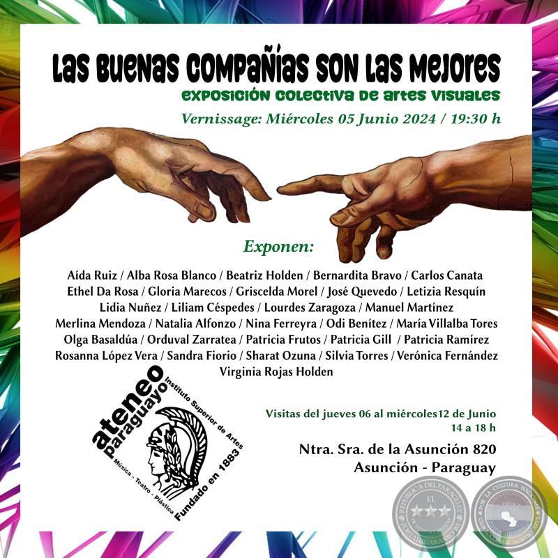 Las buenas compañías son las mejores - Exposición colectiva - Miércoles, 5 de Junio 2021